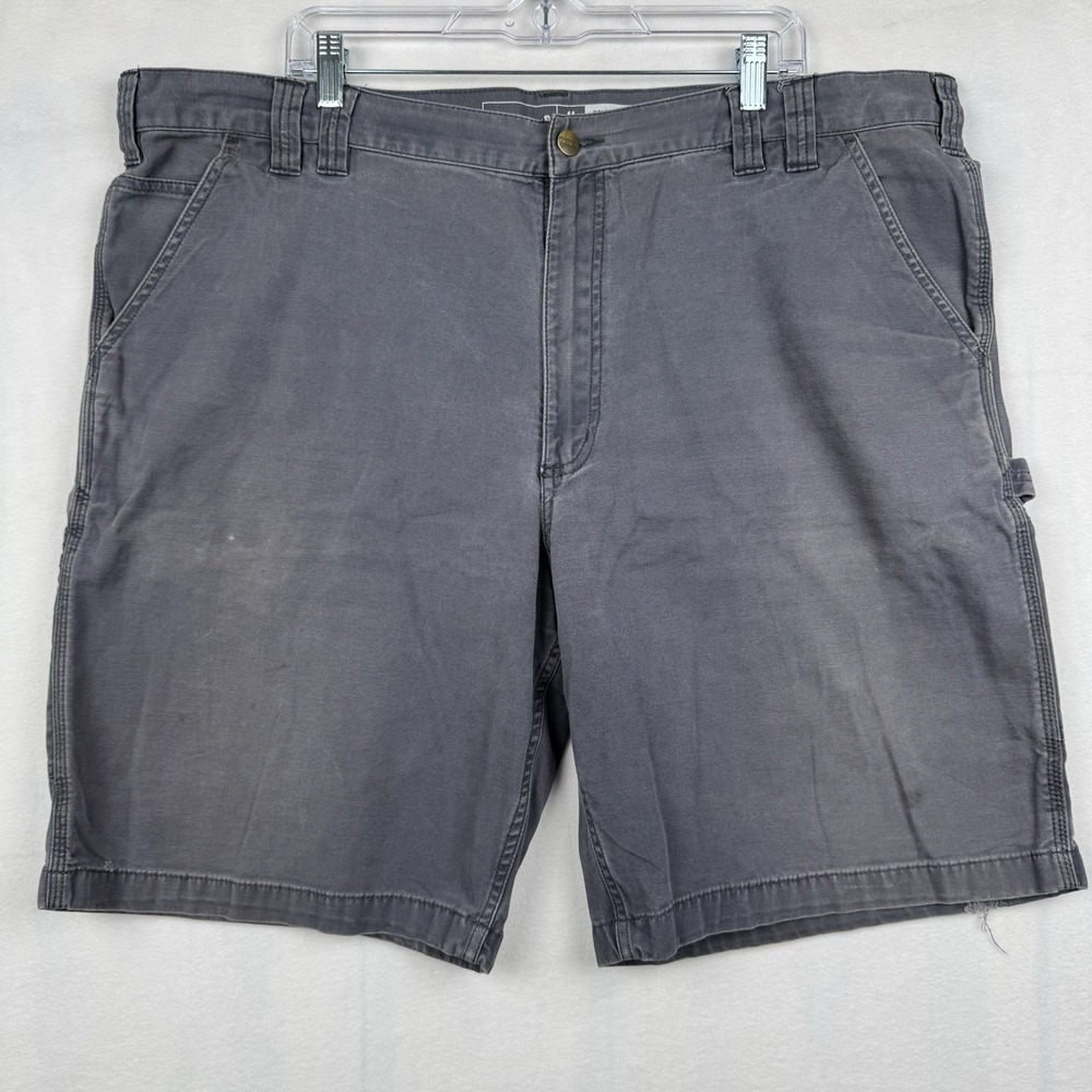 Carhartt Force Cargo Shorts Men's Size 44‎ Relaxed Fit Grey Workwear Ripstop